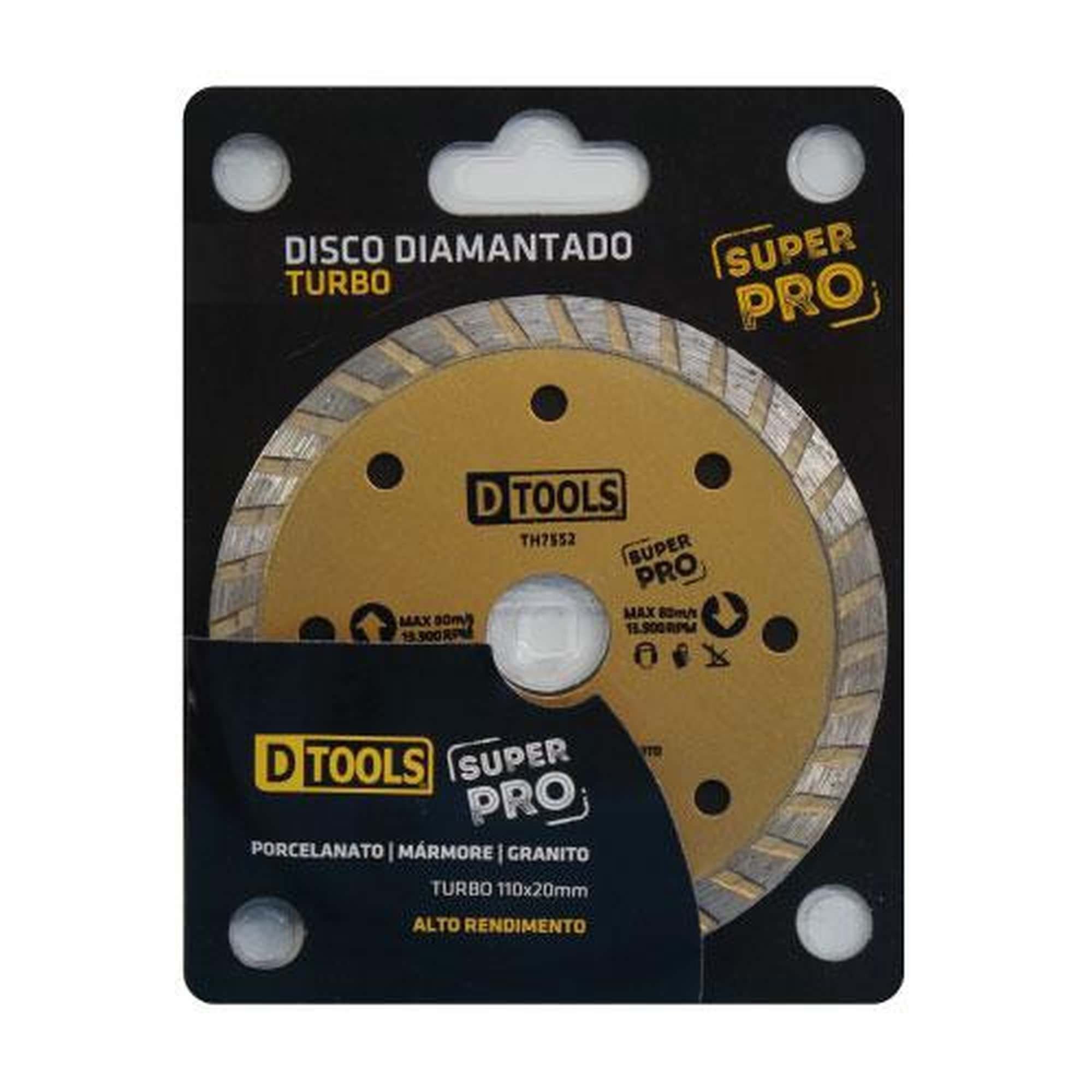 Disco Diamantado Turbo Super Pro 4.3/8