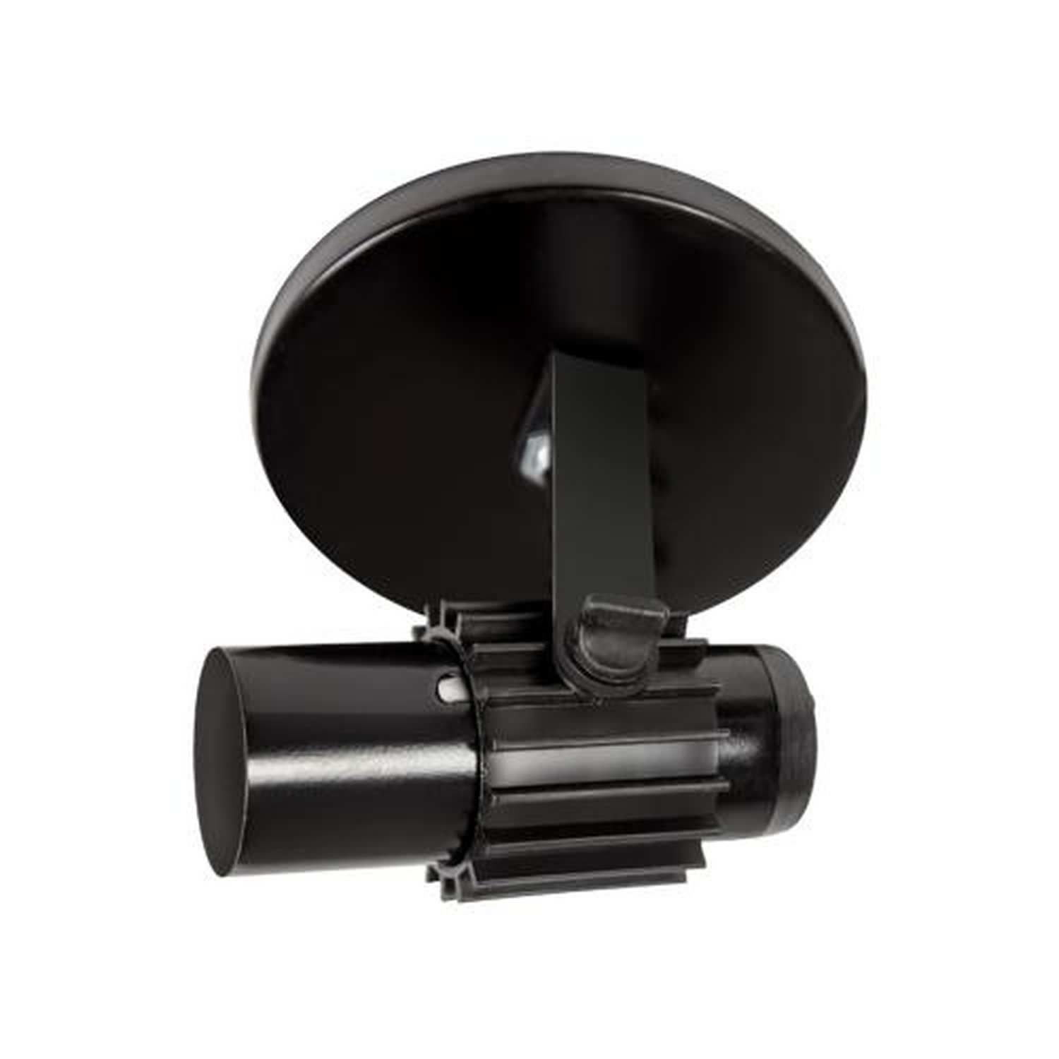 Spot Aletado 1 Lâmpada Preto OPL 12x12x10cm E27 40W - Suporte para