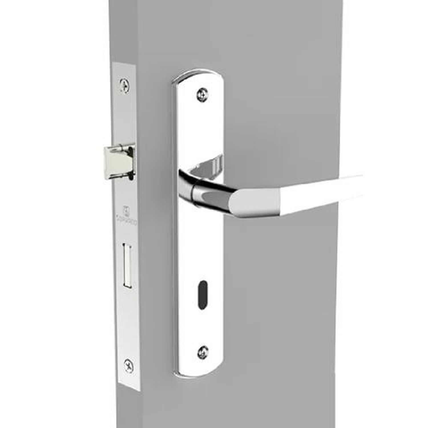 Fechadura Interna Pop Soprano Cromo Inox Zincado Nylon 40mm