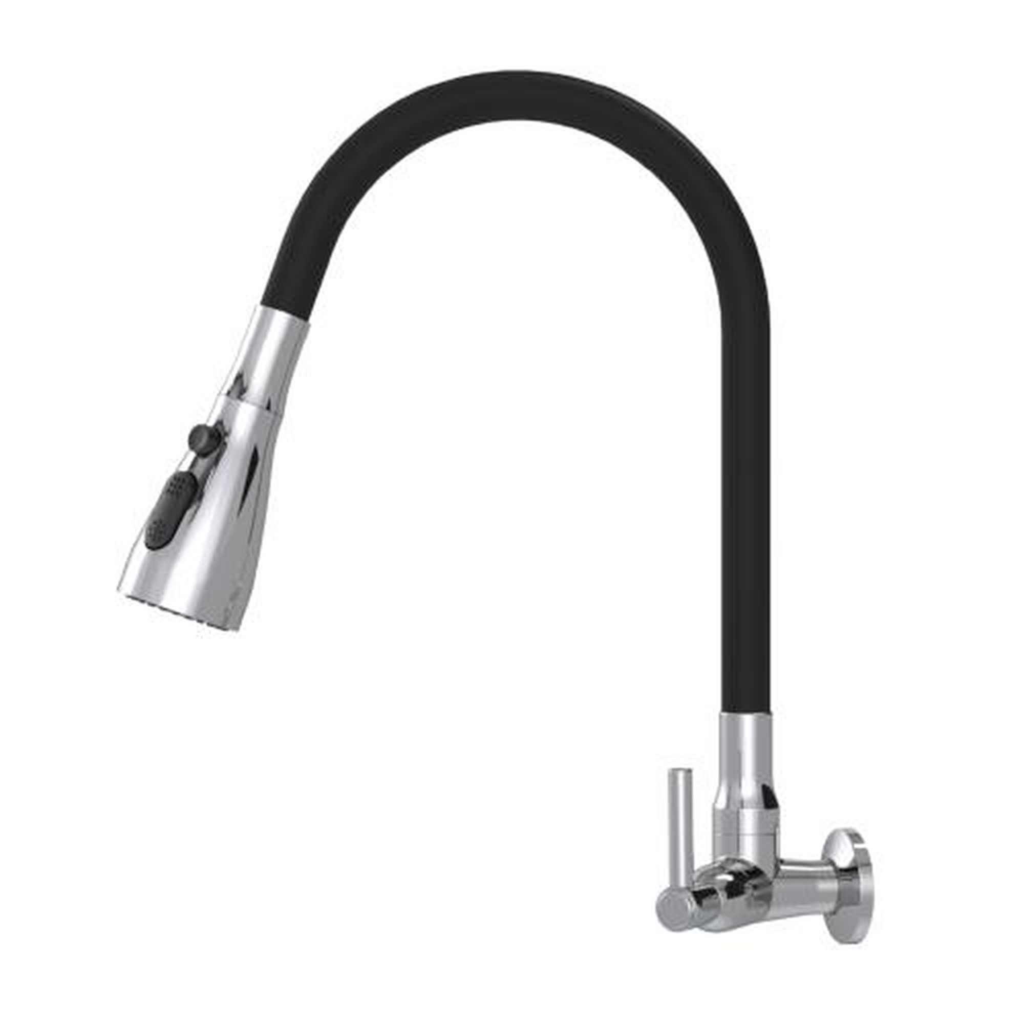 Torneira Gourmet Abs Triplo Jet Preta C70 1/4volta 1/2 1167 Dn15