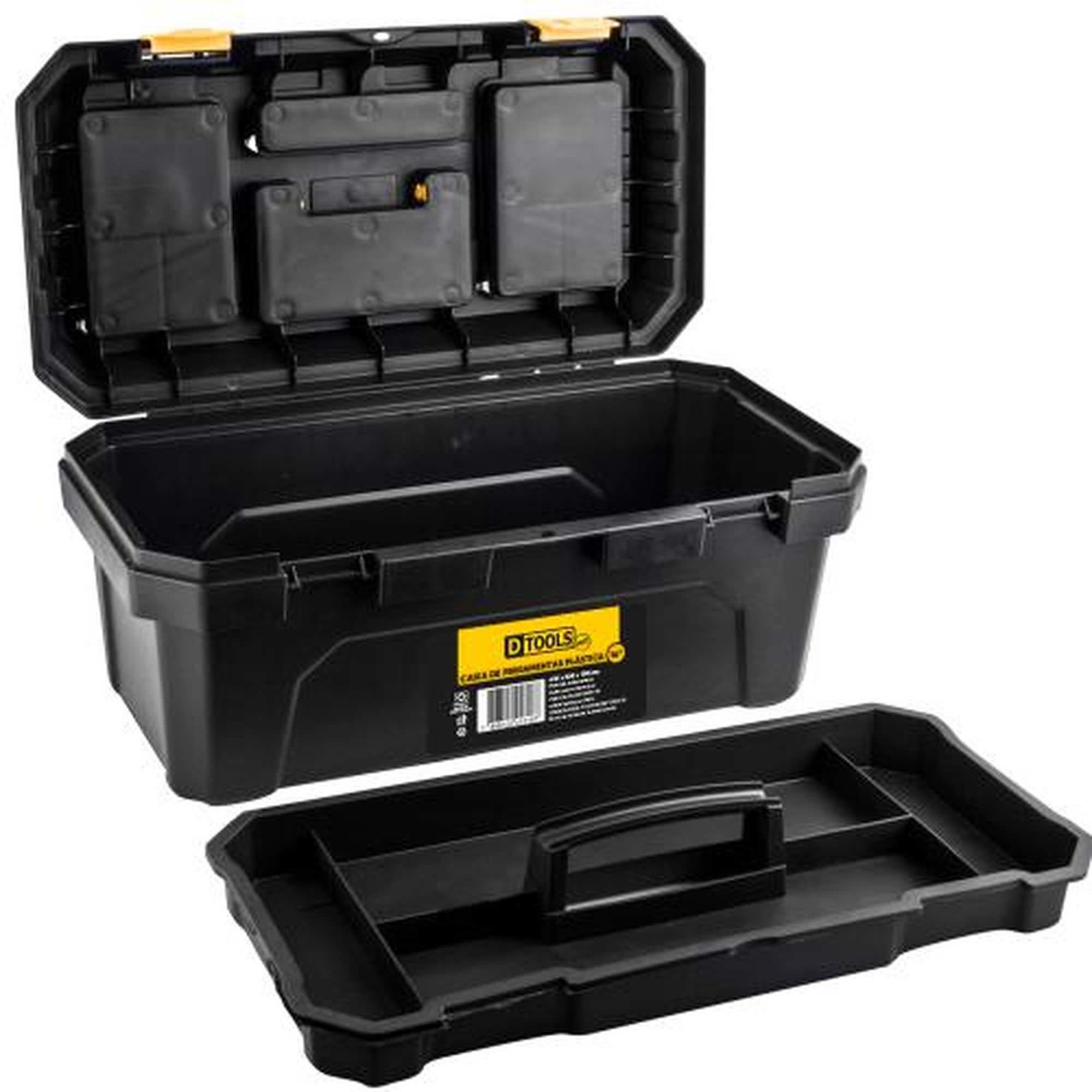 Caixa de Ferramentas Profissional 20x41cm - Dtools